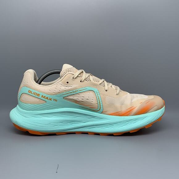 Salomon Glide Max Trail Orange Blue Running Shoes Men's Sz 11 - Picture 9 of 10